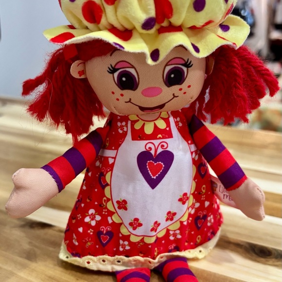 Little Miss Muffin Red and Purple Rag Doll - Picture 5 of 5